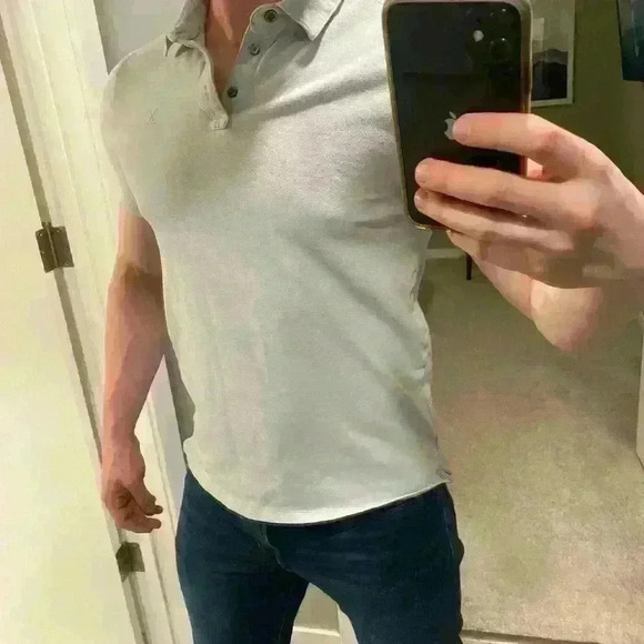 Express M Gray Polo - Picture 1 of 4